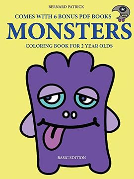 portada Coloring Book for 2 Year Olds (Monsters) (in English)