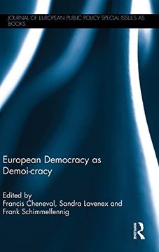 portada European Democracy as Demoi-Cracy (Journal of European Public Policy Series) (en Inglés)