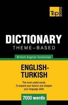 portada Theme-based dictionary British English-Turkish - 7000 words (en Inglés)