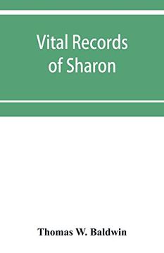 portada Vital Records of Sharon; Massachusetts; To the Year 1850 (en Inglés)