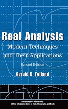 portada Real Analysis: Modern Techniques and Their Applications: 40 (Pure and Applied Mathematics: A Wiley Series of Texts, Monographs and Tracts) 
