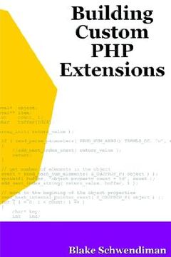 portada building custom php extensions (en Inglés)