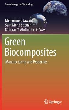portada Green Biocomposites: Manufacturing and Properties (in English)