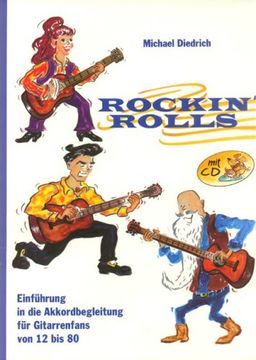 portada Rockin' Rolls: Einführung in die Akkordbegleitung für Gitarrenfans von 12 bis 80