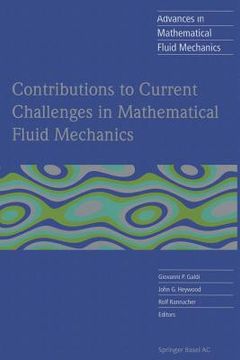 portada Contributions to Current Challenges in Mathematical Fluid Mechanics (en Inglés)