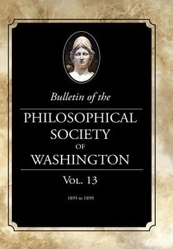 portada Bulletin of the Philosophical Society of Washington: Volume 13