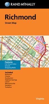 portada Rand McNally Folded Map: Richmond Street Map (en Inglés)