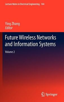 portada future wireless networks and information systems: volume 2 (en Inglés)