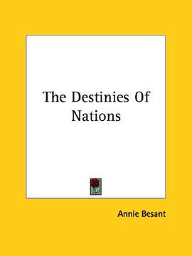 portada the destinies of nations (in English)