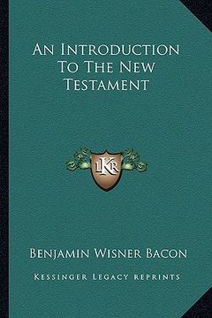 portada an introduction to the new testament (en Inglés)