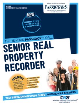 portada Senior Real Property Recorder (C-3103): Passbooks Study Guide Volume 3103 (en Inglés)