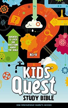 portada NIrV, Kids' Quest Study Bible, Hardcover: Answers to over 500 Questions about the Bible (in English)