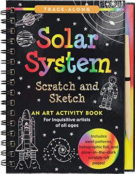 portada Scratch & Sketch(Tm) Solar System (Trace Along) (en Inglés)