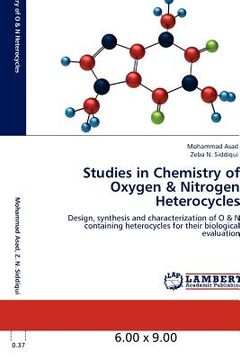 portada studies in chemistry of oxygen & nitrogen heterocycles (in English)