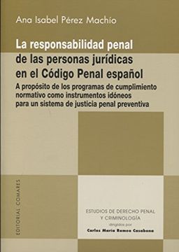 portada Responsablidad Penal de las Personas Jurídicas en el Código Penal Español, la