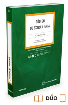 portada Código de Extranjeria (19ª Ed. ) 2016 (Código Profesional) (in Spanish)