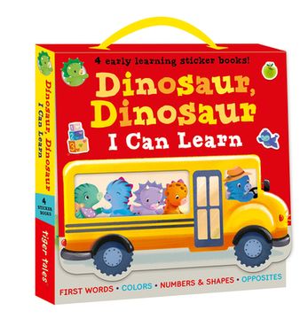 portada Dinosaur, Dinosaur i can Learn: First Words, Colors, Numbers and Shapes, Opposites 