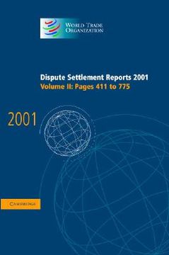 portada dispute settlement reports 2001: volume 2, pages 411-775 (en Inglés)