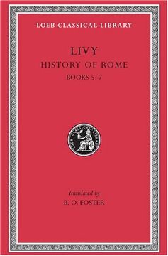 portada Livy: History of Rome, Volume Iii, Books 5-7 (Loeb Classical Library no. 172) 