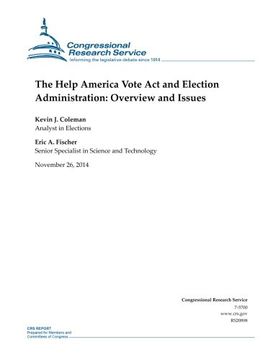 portada The Help America Vote Act and Election Administration: Overview and Issues (CRS Reports)
