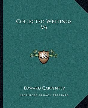 portada collected writings v6 (in English)