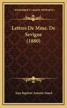 portada Lettres De Mme. De Sevigne (1880) (en Francés)