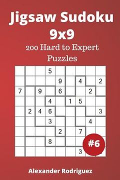 portada Jigsaw Sudoku Puzzles - 200 Hard to Expert vol. 6 (en Inglés)