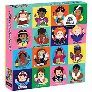 portada Little Feminist: 500 Piece Family Puzzle (en Inglés)