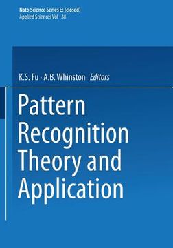 portada Pattern Recognition Theory and Application (en Inglés)