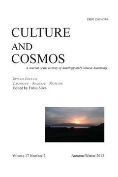 portada Culture and Cosmos Vol 17 Number 2 (en Inglés)