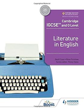 portada Cambridge Igcse™ and o Level Literature in English (in English)