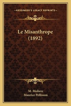 portada Le Misanthrope (1892) (en Francés)