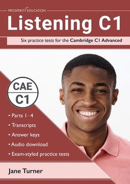 portada Listening C1: Six practice tests for the Cambridge C1 Advanced: Answers and audio included (in English)