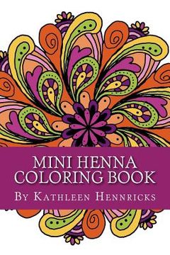 portada Mini Henna Coloring Book (en Inglés)