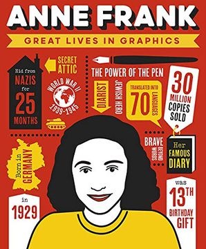 portada Great Lives in Graphics: Anne Frank (en Inglés)