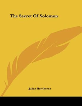 portada the secret of solomon (en Inglés)