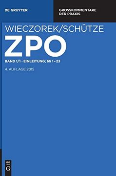 portada Zivilprozessordnung und Nebengesetze / Einleitung; §§ 1-23