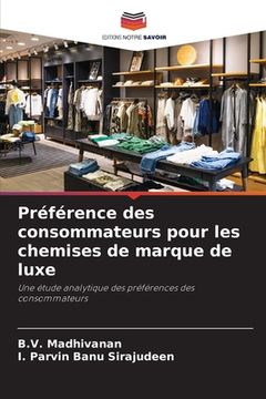portada Préférence des consommateurs pour les chemises de marque de luxe (en Francés)