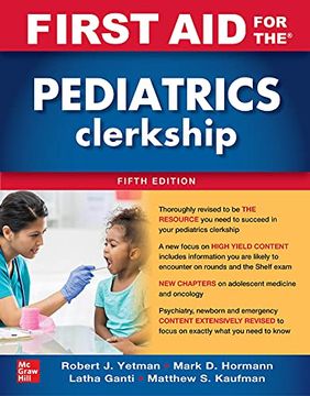 portada First aid for the Pediatrics Clerkship, Fifth Edition (en Inglés)