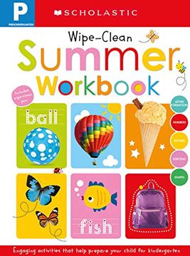 portada Pre-K Summer Workbook: Scholastic Early Learners (Wipe-Clean Workbook)