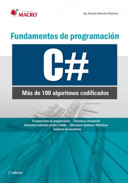 portada Fundamentos de Programacion c#. Mas de 100 Algoritmos Codificados (in Spanish)