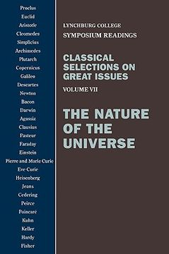 portada classical selections on great issues: the nature of the universe (en Inglés)