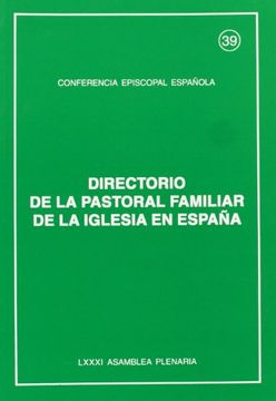 portada Directorio de la pastoral familiarde la iglesia en España