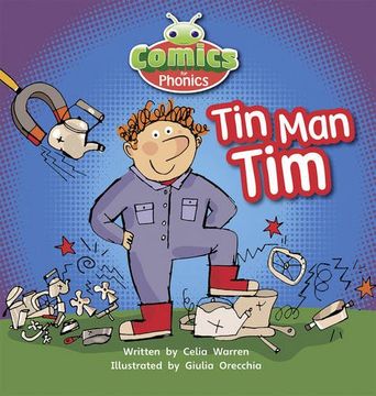 portada Bug Club Comics for Phonics Set 01-02 Pink A Tin-Man Tim: Tin-Man Tim