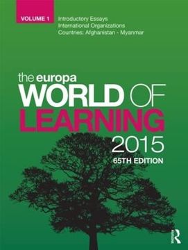 portada The Europa World of Learning 2015 (in English)