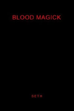 portada blood magick (en Inglés)