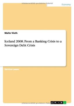 portada Iceland 2008. From a Banking Crisis to a Sovereign Debt Crisis