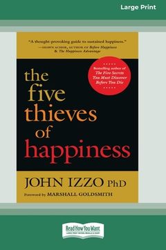 portada The Five Thieves of Happiness [16 Pt Large Print Edition] (en Inglés)