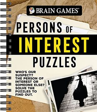 portada Brain Games - Persons of Interest Puzzles (en Inglés)
