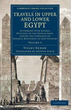 portada Travels in Upper and Lower Egypt - Volume 3 (Cambridge Library Collection - Egyptology) 